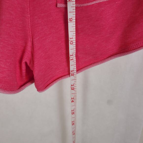 New Fire and Fleur womens pink drawstring athletic jogger shorts size Small - Picture 6 of 7
